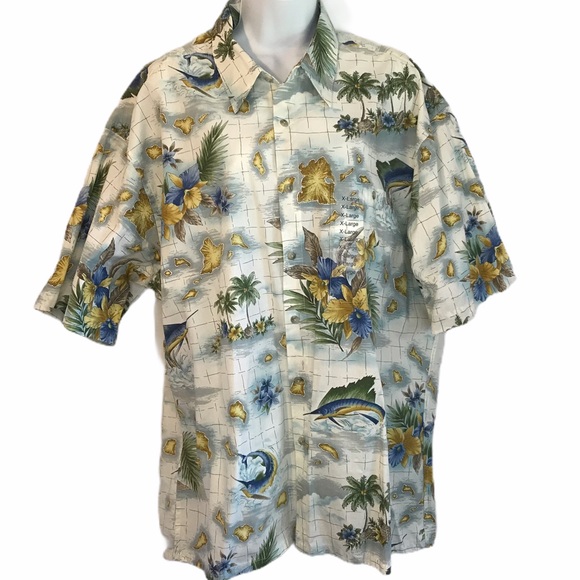 Pierre Cardin Other - Pierre Cardin Tropical Hawaiian Shirt NWOT